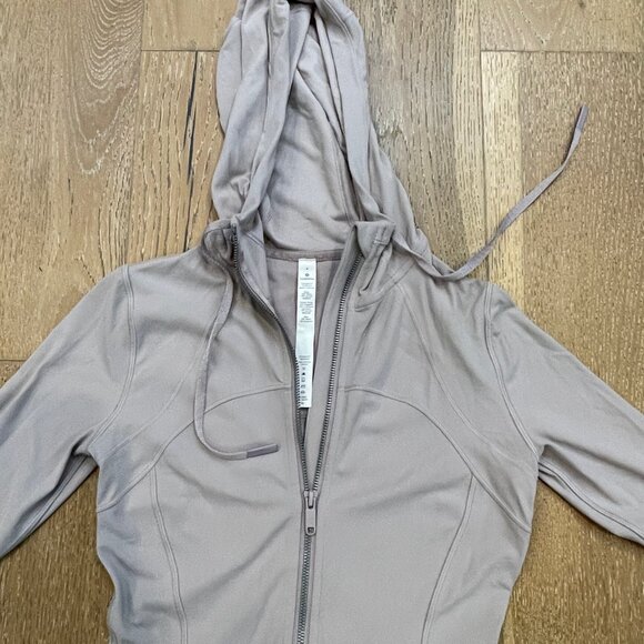 Lululemon Pale Pink Hooded Jacket - Size 4 - Picture 2 of 4